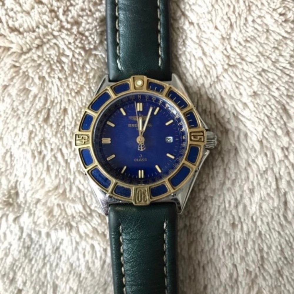 Queens1884 Breitling Lady J Class Gold and Silver